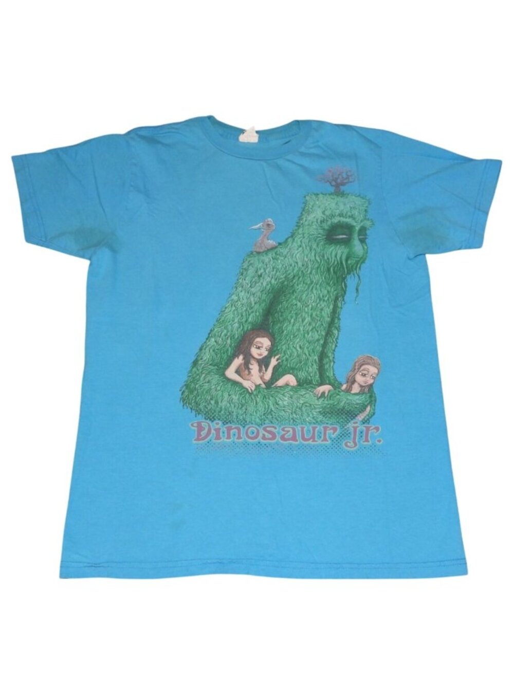 Vintage Y2K Dinosaur Jr Farm Light Blue T-Shirt Adult Medium